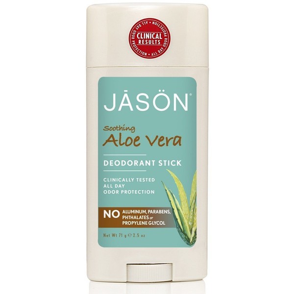 Jason Natural Products Aloe Vera Deodorant Stick, 2.5 Ounce - 6 per case.