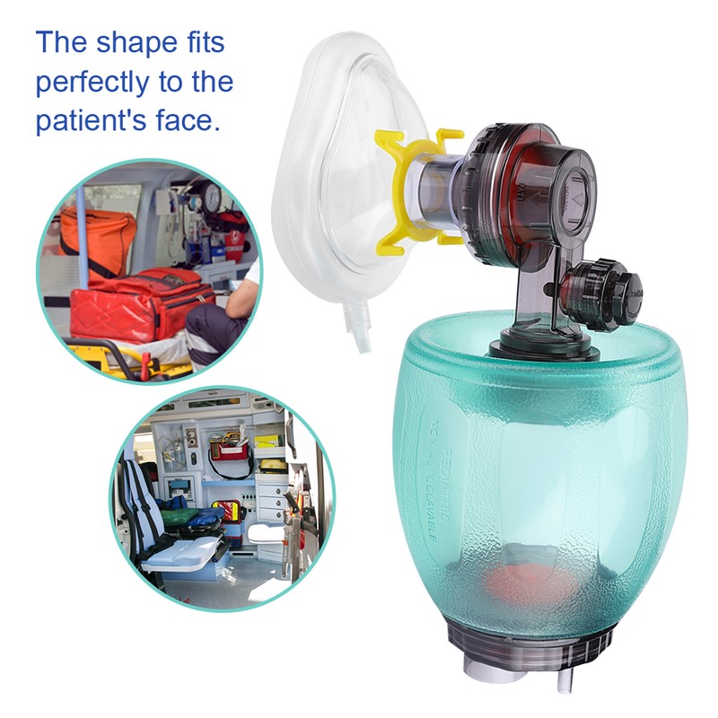 PVC Simple Style Manual Resuscitator Emergency Artificial Respiration Resuscitation ToolFor
