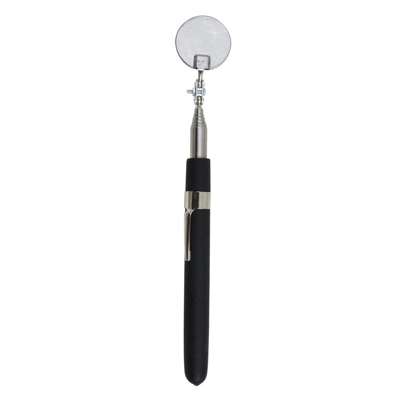 Ullman HTE-2 Glass High-Tech Telescoping Inspection Mirror, 1-1/4" Diameter, 6-1/2"