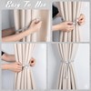 Dalababa 2 Pair Curtain Tie Backs Rope, Polyester Hand-Woven Drapery