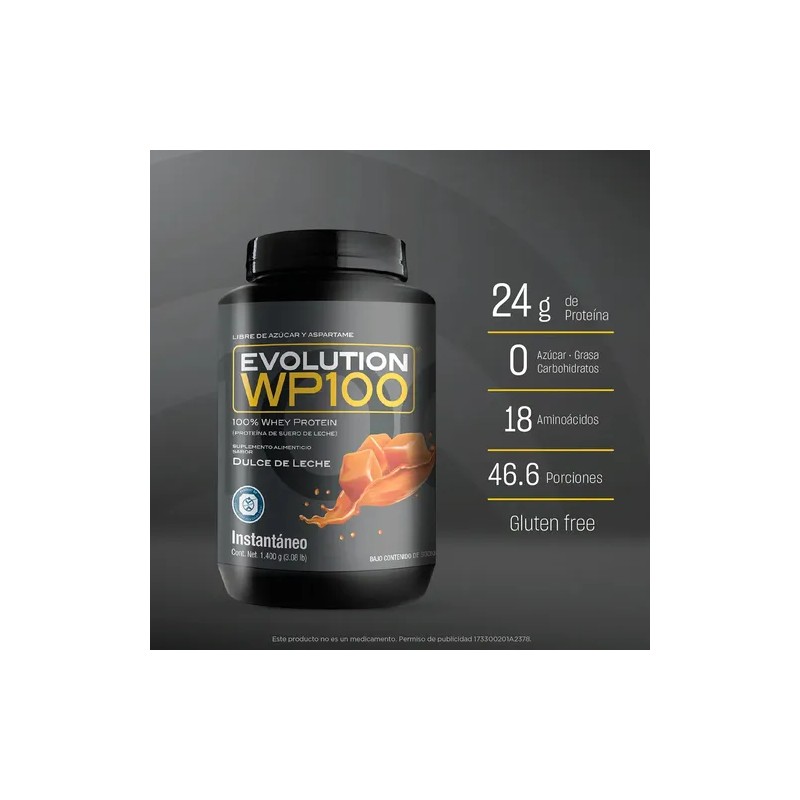 Evolution Wp100 Bote De Dulce De Leche De 1400 G