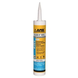 APOC 264 Flash N' Seal White Elastomeric Roof & Flashing Sealant, 10.1 oz., 100% Waterproof, Ideal for Roofs, HVAC, RVs, Mobile Homes, Trim, Windows & More