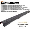 ECOTRIC Tailgate Spoiler Cap Cover Compatible with 1999-2007 Chevy Silverado