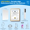 Hibbent All Metal cUPC Certified Shower Head, 12'' High Pressure