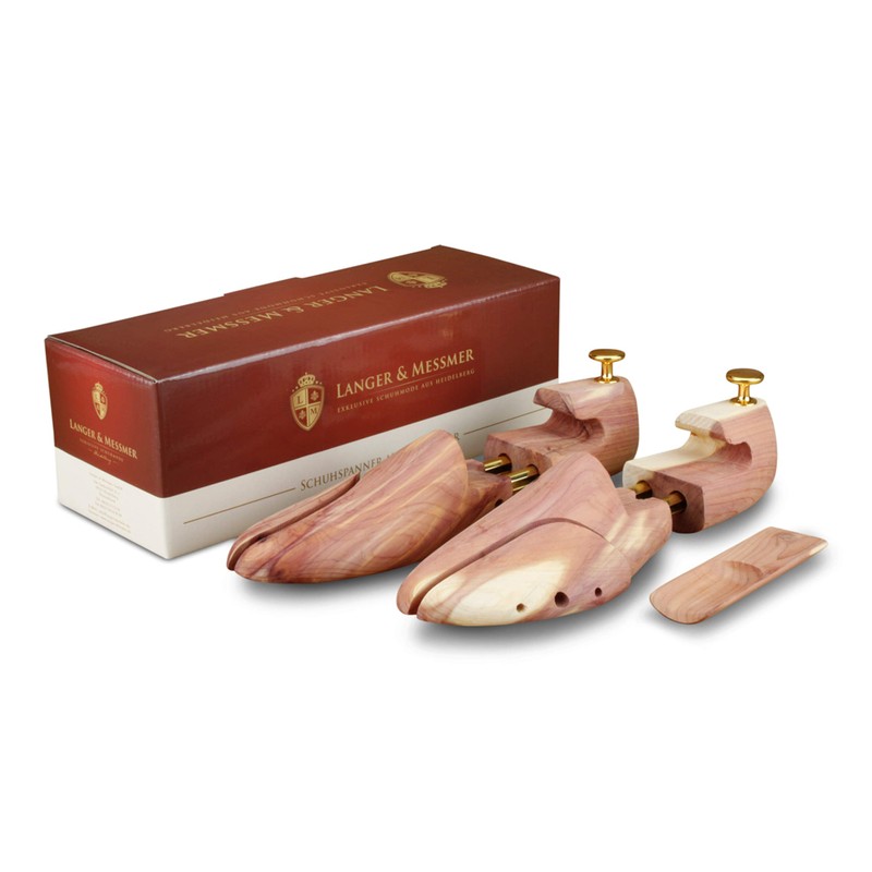 Langer & Messmer Red Cedar Shoe Trees, Size UK 9.5/10.5,