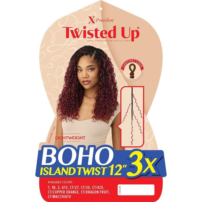 Outre X-Pression Twisted Up - Boho Island Twist 12" 3X