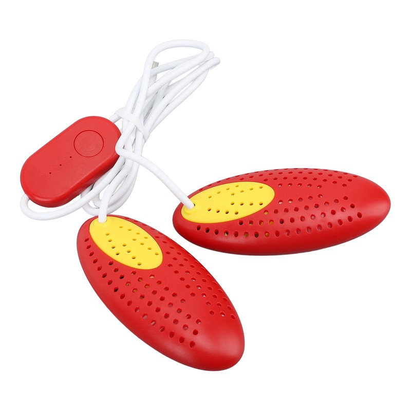 Shoe Dryer Red with Timer Ceramic Heater Deodorizing Function Fast