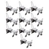 10pcs Metal Clip Stainless Steel Separation Clips Portable Stable Art