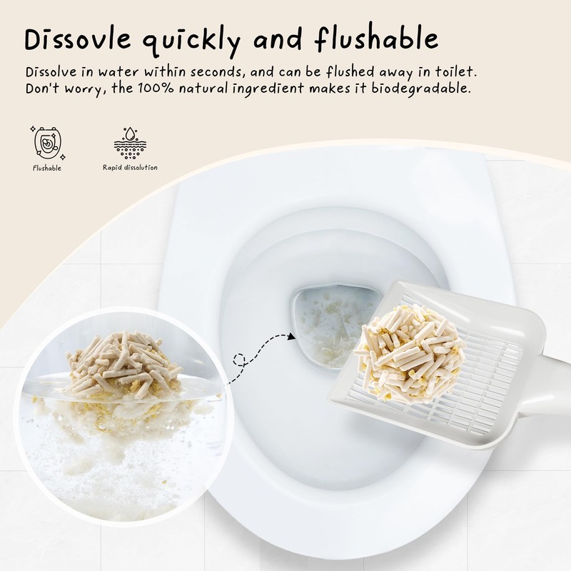 Cococat Plant-based Tofu Cat Litter (5 Packs)