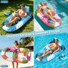 2 Pack Pool Floats Adult Heavy Duty, Inflatable Pool Lounger