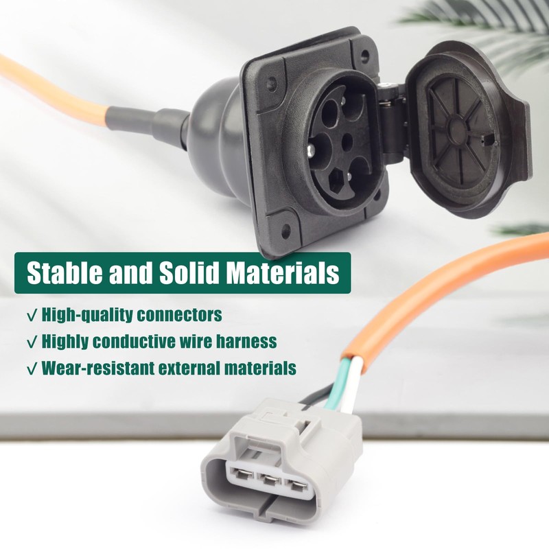 YUXIVCNE ST-031016-PZ Electric Golf Cart Charger Receptacles Head Replacement for
