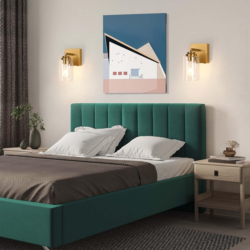 Loiogohot LED Bulbs Battery Operated Wall Sconce,Safety Low Voltage DC