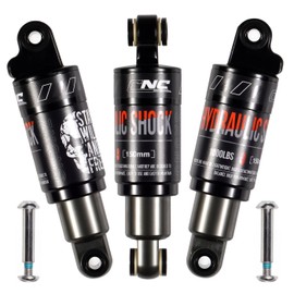 CNCLOL Mountain Bike Rear Shock 120mm/125mm/150mm/165mm/185mm/190mm/200mm,Bicycle Shock Absorber- Hydraulic Rear Suspension Shock for Mtb/Mtn/ebike/Dmn.150x1000