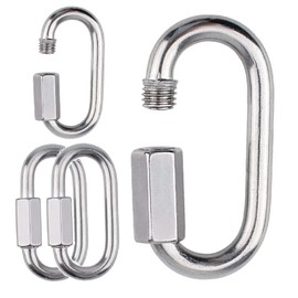 TERF® 12mm Heavy Duty Quick Repair Chain Link Hook Steel 12mm (M12) Quick Repair Chain Hook Use For Swing Set Outdoor Travel Camping Fishing Hiking Hanging and Multi Purpose Use - Pack of 2