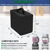 Dust Cover for Ninja Food Processor Plus 9-Cup, BN601 (Black)