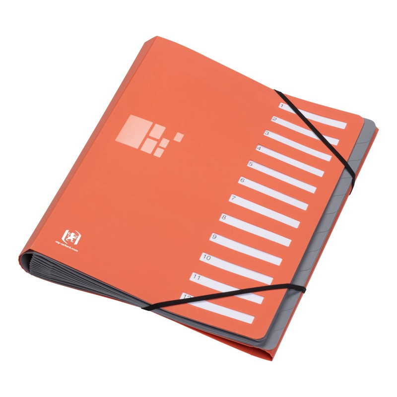 Elba Business Matte Opaque Polypropylene Folder Dividers a4 orange, Pack