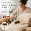 Sheepskin Rug Brush for Wool & Pet Grooming – Bamboo