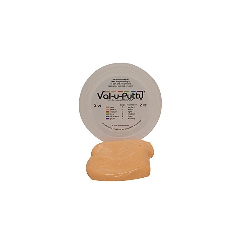 Val-u-Putty153; Exercise Putty, Peach, X-Soft, 2 Ounce