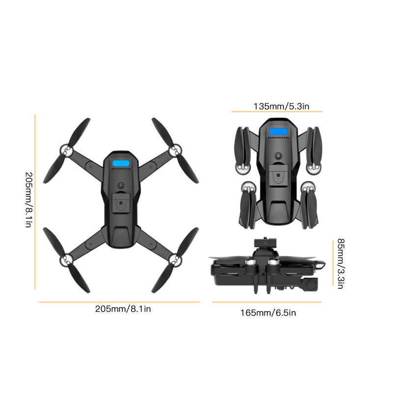 S22 RC Drone Foldable 4K HD Drone 2.4Ghz Obstacle Avoidance