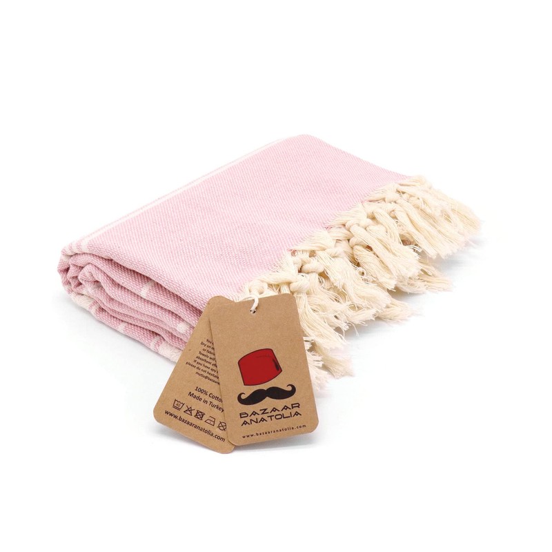 Bazaar Anatolia Turkish Beach Towel 100% Cotton Bath Towels Oversized