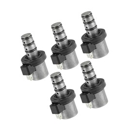 Partuto Transmission Shift Solenoid Replacement Fit for Hyundai for Kia - Pack of 5 Silver Tone Black Replacement