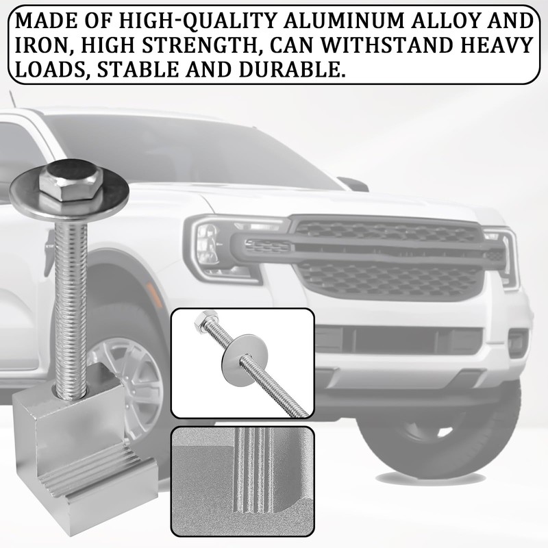 Hirificing 4PCS Truck Tool Box Mounting Kit, J Hook Truck