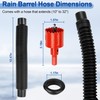 Rain Barrel Hose Connector Kit to Link Rain Water Collection