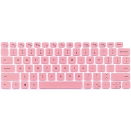 For Dell Keyboard Skin Cover No Side Numbers Solid Pink