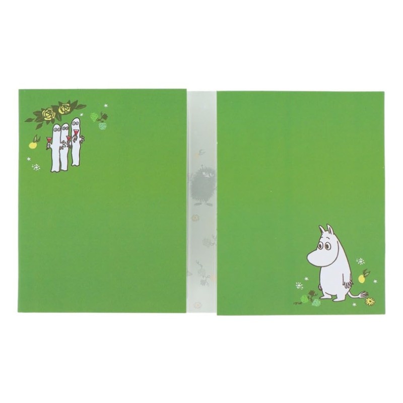 Sunstar Stationery S2841312 Moomin Sticky Notes, Papa Patta, Nakama