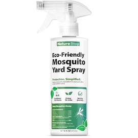 Eco-Friendly Mosquito Yard Spray – Helps Deter Mosquitoes from Yards, Patios & Outdoor Areas, 16 oz (475mL)