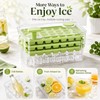 Ice Cube Trays with Storage Bin, 84 Cubes Ice Maker