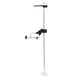 UNITACKLE Telescopic Portable Fish Finder Mount, Upgraded Version Transducer Pole Mount, 360 Degree Adjustable Large 3.31inch Clamp Opening for Boats, Canoes, and Kayaks