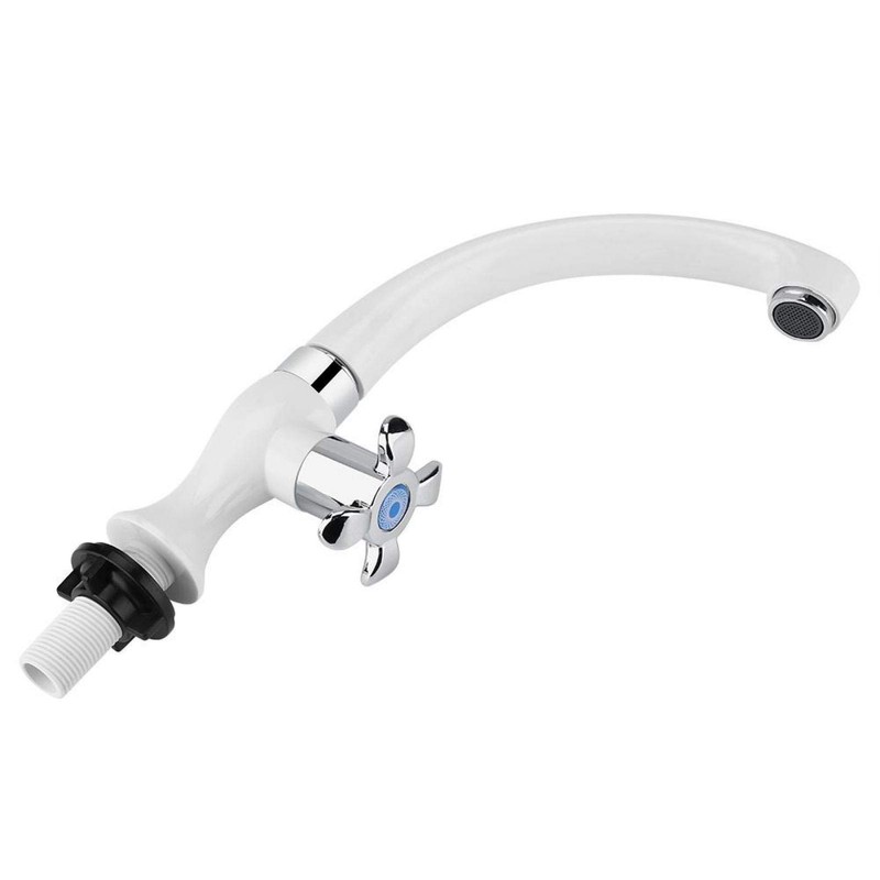 Tyenaza Faucet ABS Plastic Single Cold Water Tap Kitchen Sink