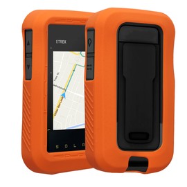 kwmobile Case Compatible with Garmin eTrex Solar - Protective Case for GPS Handheld Device in Orange