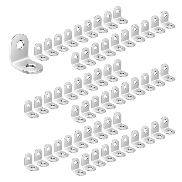 LIKERAINY Corner Braces Joints 20x20x16mm Right Angle Brackets Fastener Stainless