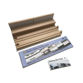 Munipals MP01-151SS Wooden Subway Customizable Train Station Compatible with All Wooden Railways