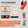 BUG OUT Survival Bivvy Bag with Emergency Whistle Kit, Waterproof,