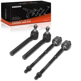 A-Premium Set of 4, Front Inner Outer Tie Rod End Kit, Compatible with Mazda CX-9 CX9 2016-2023