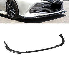 Xotic Tech Front Bumper Chin Spoiler Lip Splitter Cover Trim, Carbon Fiber Pattern, Compatible with Toyota Camry SE XSE 2018-2024