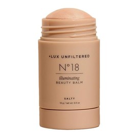 + Lux Unfiltered N°18 Bálsamo De Belleza Iluminador En Salado (Un Brillo Ópalo Transparente), No Tóxico, Libre De Crueldad, Vegano Resaltador Facial Stick