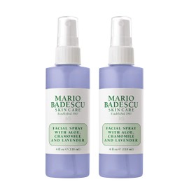 Mario Badescu Facial Spray with Aloe, Chamomile and Lavender for All Skin Types | Face Mist that Hydrates and Restores Balance & Brightness | 4 FL OZ, 2 Count (Pack of 1)