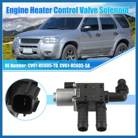 A ABSOPRO CV61-8C605-TD - Válvula de control de calentador de motor para Ford Escape 2013-2019 para Ford Transit Connect 2014-2018 reemplazo de artículo