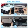 JKCOVER Front Window Windshield Sunshade Compatible with 2024 2025 Toyota