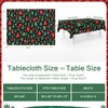 Table Cloth Christmas, Rectangle Table Cloth Holiday Tablecloth Red Green