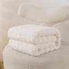 DJDEA Large Soft Fleece Throw Blanket White 127 * 153