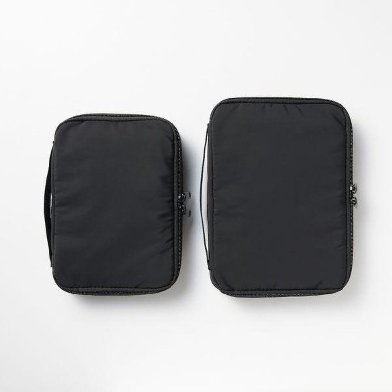 Muji NDD93A1S Notebook Cover with Removable Pen Case Black for