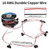 Ronybuy 50x 3 Wire Plugs, Triple Male Bullet Wire Harness