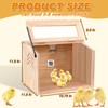 JOGEPEYO Chick Brooder Box, Small Brooder Box for Chicks, 5-8