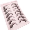 Cat Eye Lashes Wispy Mink Lashes Yasnai 18mm False Eyelashes
