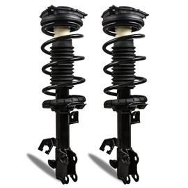 EVERESTWAY Front Pair Shock Struts Spring Assembly Compatible for 2007-2012 Nissan Versa Replacement 172351 172352